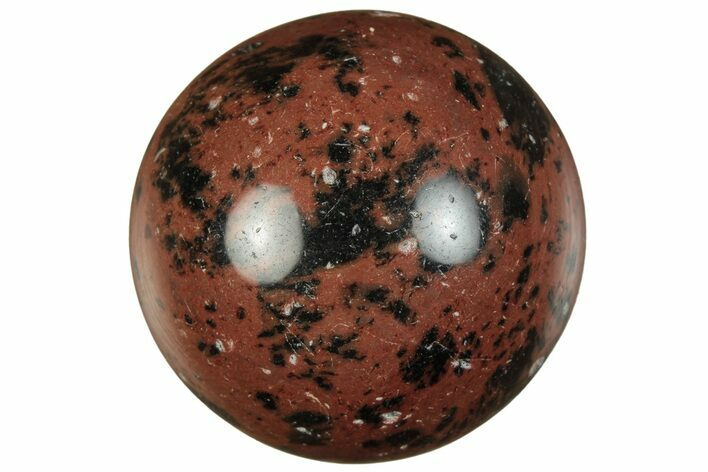 .9" Polished, Mahogany Obsidian Spheres - Photo 1